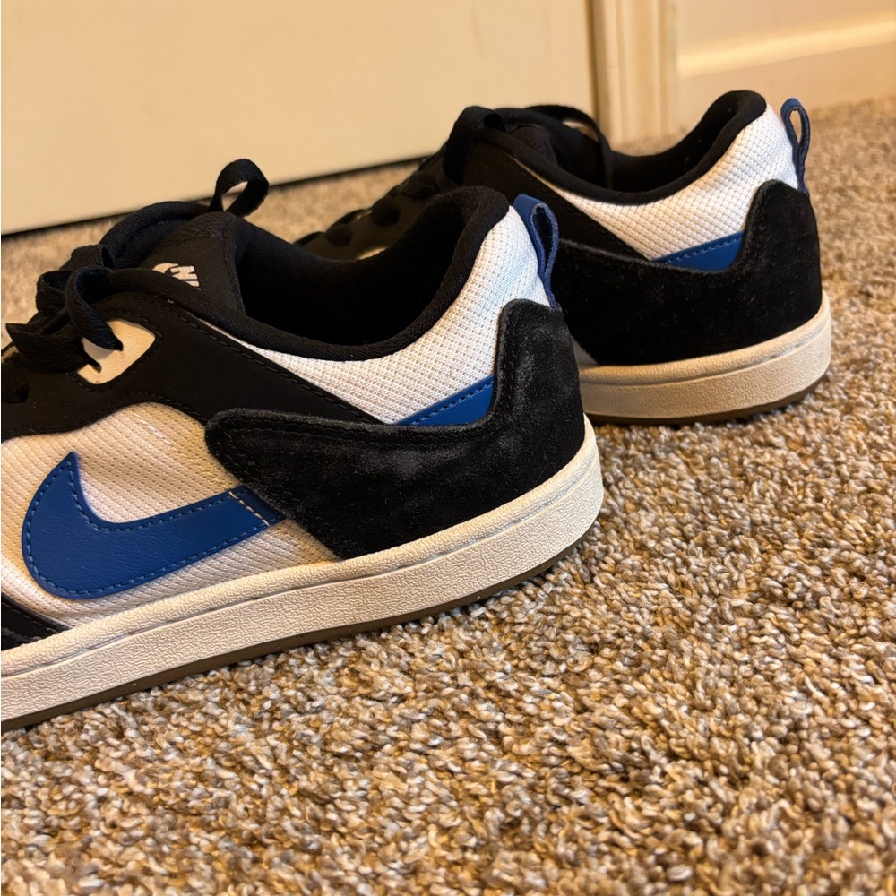 Nike SB Alleyoop White Team Royal Blue Black Mens Skate Sneakers size 11.5 - Picture 5 of 9